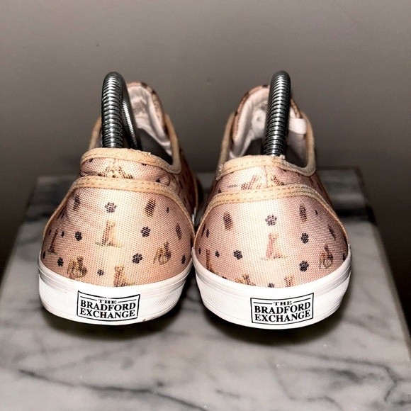 Bradford Exchange “I Love Golden Retrievers” Tennis Shoes Size 11 Artsy Comfy - Picture 7 of 9